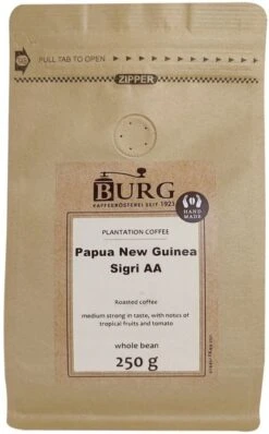Burg Papua New-Guinea Sigri 250 G Coffee Beans