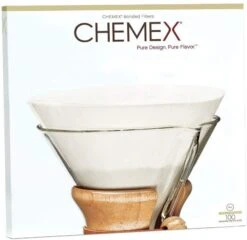 Chemex Unfolded Circles Paper Filters For 6, 8 And 10 Cup Coffee Maker, 100 Pcs
