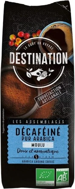 Destination Organic Décaféiné Decaf Ground Filter Coffee 250 G