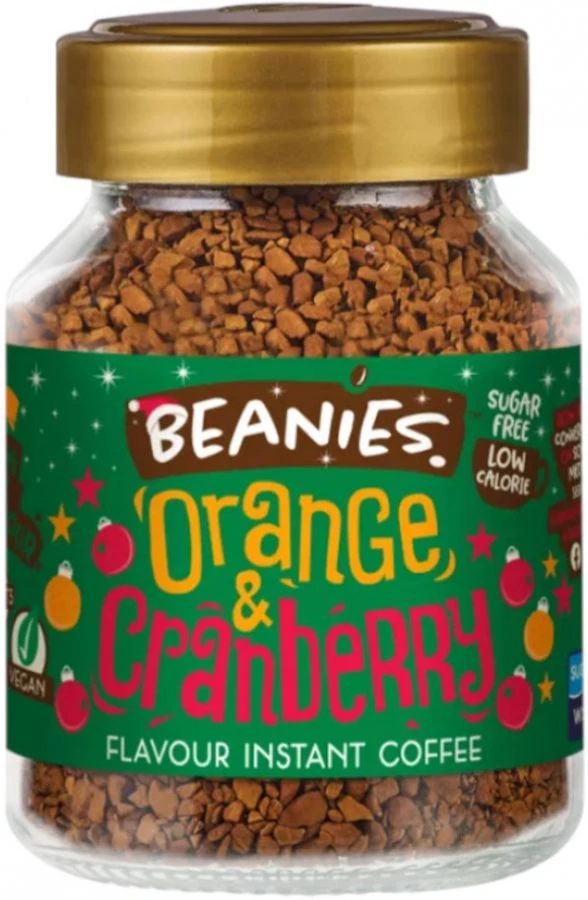 Beanies Orange & Cranberry Flavoured Instant Coffee 50 G 1 Beanies Orange & Cranberry Flavoured Instant Coffee 50 G