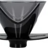Hario V60 One Pour Dripper Mugen Size 02, Black Plastic