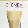 Chemex Brown Filter Papers For 3 Cup Coffee Maker, 100 Pcs