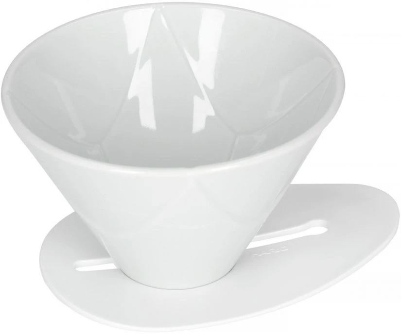 Hario V60 One Pour Ceramic Dripper Mugen Size 02, White 1 Hario V60 One Pour Ceramic Dripper Mugen Size 02, White