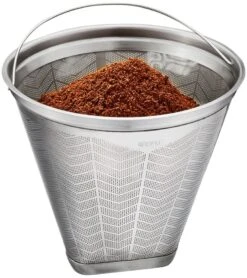 Gefu Flavo Reusable Steel Coffee Filter, Size 04