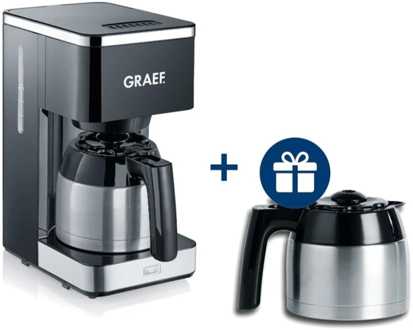 Graef FK412TWIN Filter Coffee Machine Set 1 Graef FK412TWIN Filter Coffee Machine Set