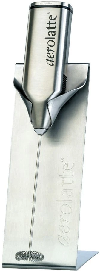 Aerolatte Stainless Steel Milk Frother With Stand 1 Aerolatte Stainless Steel Milk Frother With Stand