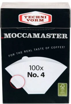 Moccamaster Paper Filter No 4, 100 Pcs