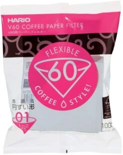 Hario V60 Size 01 Coffee Paper Filters 100 Pcs