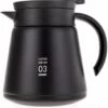 Hario V60 03 Insulated Stainless Steel Server 800 Ml, Black