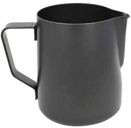 Rhinowares Stealth Milk Pitcher, Black 1 Rhinowares Stealth Milk Pitcher, Black