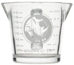 Rhinowares Double Shot Glass With Handle 70 Ml