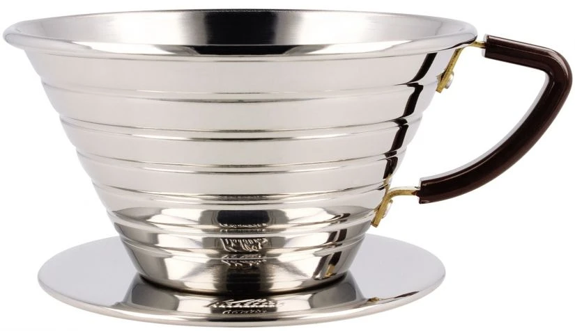 Kalita Wave #185 Stainless Steel Dripper 1 Kalita Wave #185 Stainless Steel Dripper