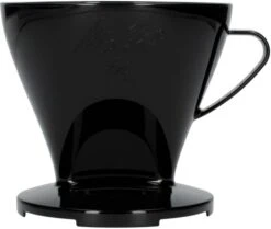 Melitta Pour Over Plastic Coffee Filter 1x4, Black