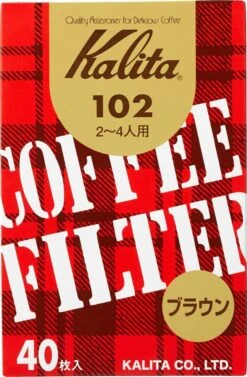 Kalita 102 Brown Coffee Paper Filters 40 Pcs