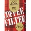 Kalita 101 Brown Coffee Paper Filters 40 Pcs