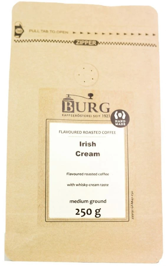 Burg Flavoured Coffee, Irish Cream 250 G Ground 1 Burg Flavoured Coffee, Irish Cream 250 G Ground