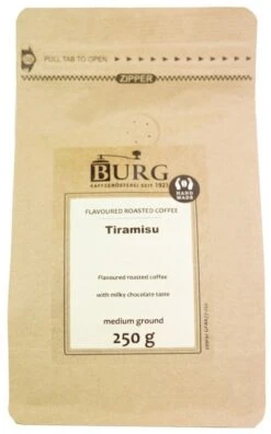 Burg Flavoured Coffee, Tiramisu 250 G Ground