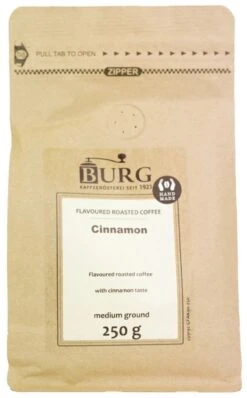 Burg Flavoured Coffee, Cinnamon 250 G Ground