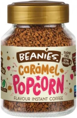 Beanies Caramel Popcorn Flavoured Instant Coffee 50 G