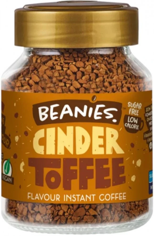 Beanies Cinder Toffee Flavoured Instant Coffee 50 G 1 Beanies Cinder Toffee Flavoured Instant Coffee 50 G