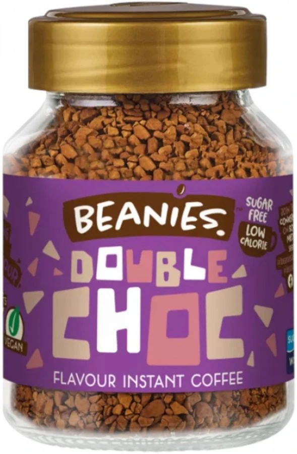 Beanies Double Chocolate Flavoured Instant Coffee 50 G 1 Beanies Double Chocolate Flavoured Instant Coffee 50 G