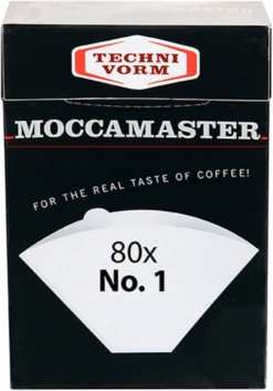 Moccamaster Cup-One Paper Filter No. 1, 80 Pcs