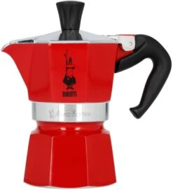 Bialetti Moka Express Stovetop Espresso Maker, Red