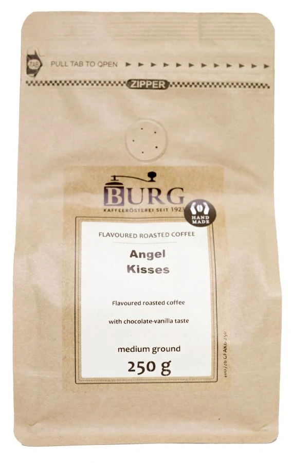 Burg Flavoured Coffee, Angel Kisses 250 G Ground 1 Burg Flavoured Coffee, Angel Kisses 250 G Ground