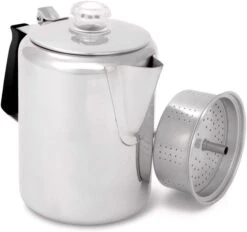 GSI Outdoors Glacier Stainless Percolator With Silicon Handle