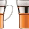 Bodum Assam Glass With Steel Handle 350 Ml, 2 Pcs