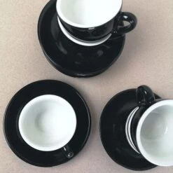 IPA Milano Espresso Cup 60 Ml, Black & White -Coffee Sale Shop ipa milano espresso cup nero 8193