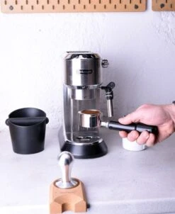 JoeFrex Bottomless Naked Portafilter DeLonghi Dedica, Walnut -Coffee Sale Shop joefrex bottomless portafilter delonghi dedica 7685