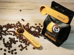 JoeFrex Wooden Coffee Measure With Clip 7 G -Coffee Sale Shop joefrex wooden coffee measuring spoon 7978