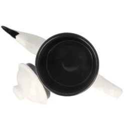 Kalita Pelican Pot Enamel Kettle 1.0 L, White -Coffee Sale Shop kalita pelican enamel kettle 3096