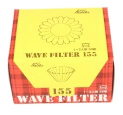 Kalita Wave #155 White Filter Papers 50 Pcs -Coffee Sale Shop kalita wave filter 155 brown 3273