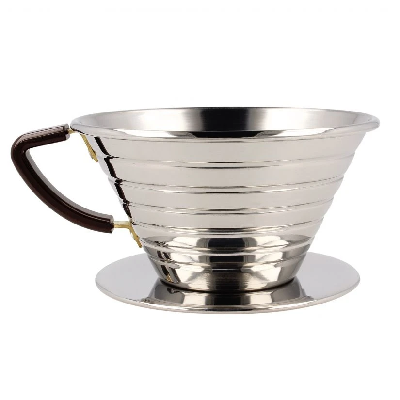 Kalita Wave #185 Stainless Steel Dripper 3 Kalita Wave #185 Stainless Steel Dripper - Image 3