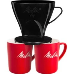 Melitta Pour Over Plastic Coffee Filter 1x4, Black -Coffee Sale Shop melitta plastic filter 1x4 8221