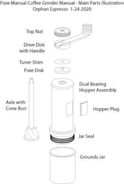 Orphan Espresso Fixie Manual Coffee Grinder -Coffee Sale Shop orphan espresso fixie manual coffee grinder 7087