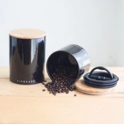 Planetary Design Airscape® Ceramic Storage Canister, Obsidian -Coffee Sale Shop planetary design airscape ceramic obsidian 3912