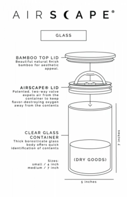 Planetary Design Airscape® Glass With Bamboo Lid -Coffee Sale Shop planetary design airscape glass bamboo lid 7379