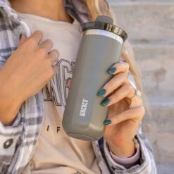 Wacaco Octaroma Lungo Vacuum Insulated Mug 300 Ml, Dim Grey 8 Wacaco Octaroma Lungo Vacuum Insulated Mug 300 Ml, Dim Grey -Coffee Sale Shop wacaco octaroma lungo 7767